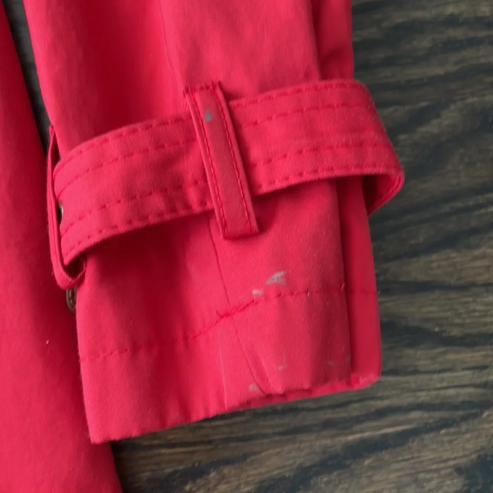 Tommy Hilfiger red trench coat - Picture 4 of 9